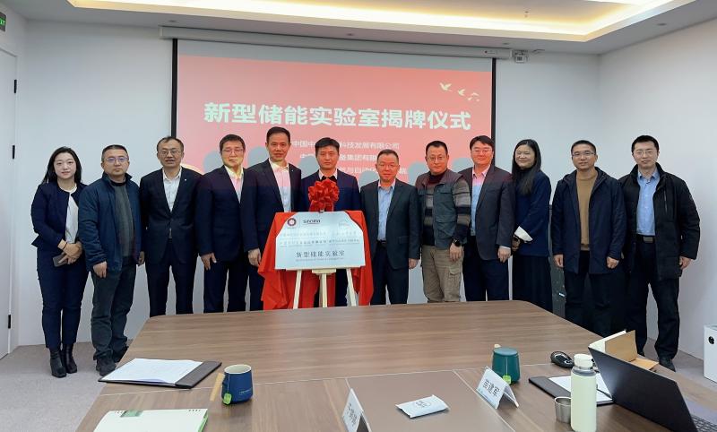 裝備集團(tuán)與中材海外、合肥工業(yè)大學(xué)共建新型儲(chǔ)能實(shí)驗(yàn)室在滬揭牌
